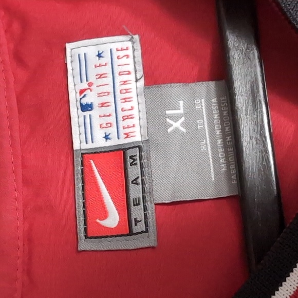 Vintage Nike Cincinnati Reds MLB Pullover Warm-up Windbreaker Jacket Size XL - Picture 2 of 10